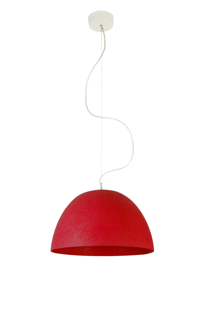 Pendant Lamp H2O Nebulite In-Es Artdesign Collection Luna Color Red Size 27,5 Cm Diam. 46 Cm